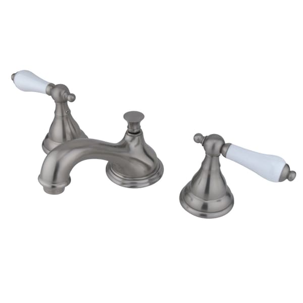 Kingston Brass KS5568PL 8" Widespread Bathroom Faucet, Brushed Nickel KS5568PL - main